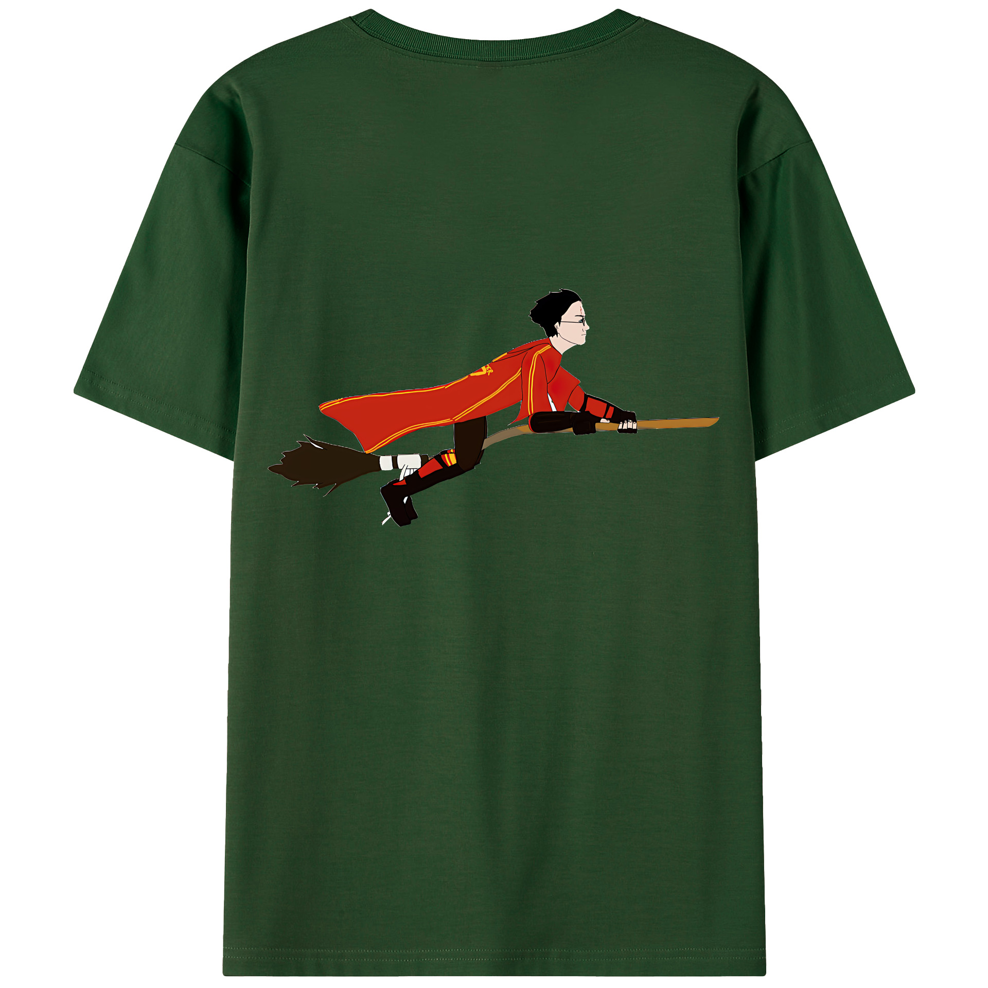 （画像用） Harry Potter ハリー・ポッターシリーズ 綿100％半袖Tシャツ（背面プリント）